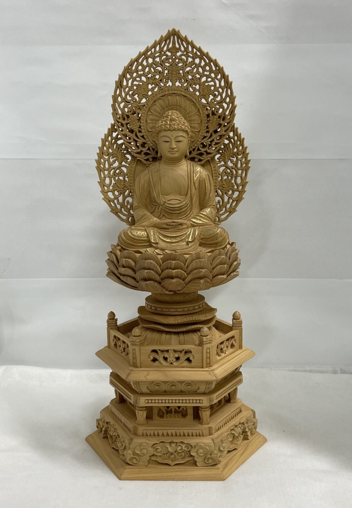 香道 寝釈迦像 仏像アンティークW24cm細密手彫刻香木茶道具 作家物 泡立て