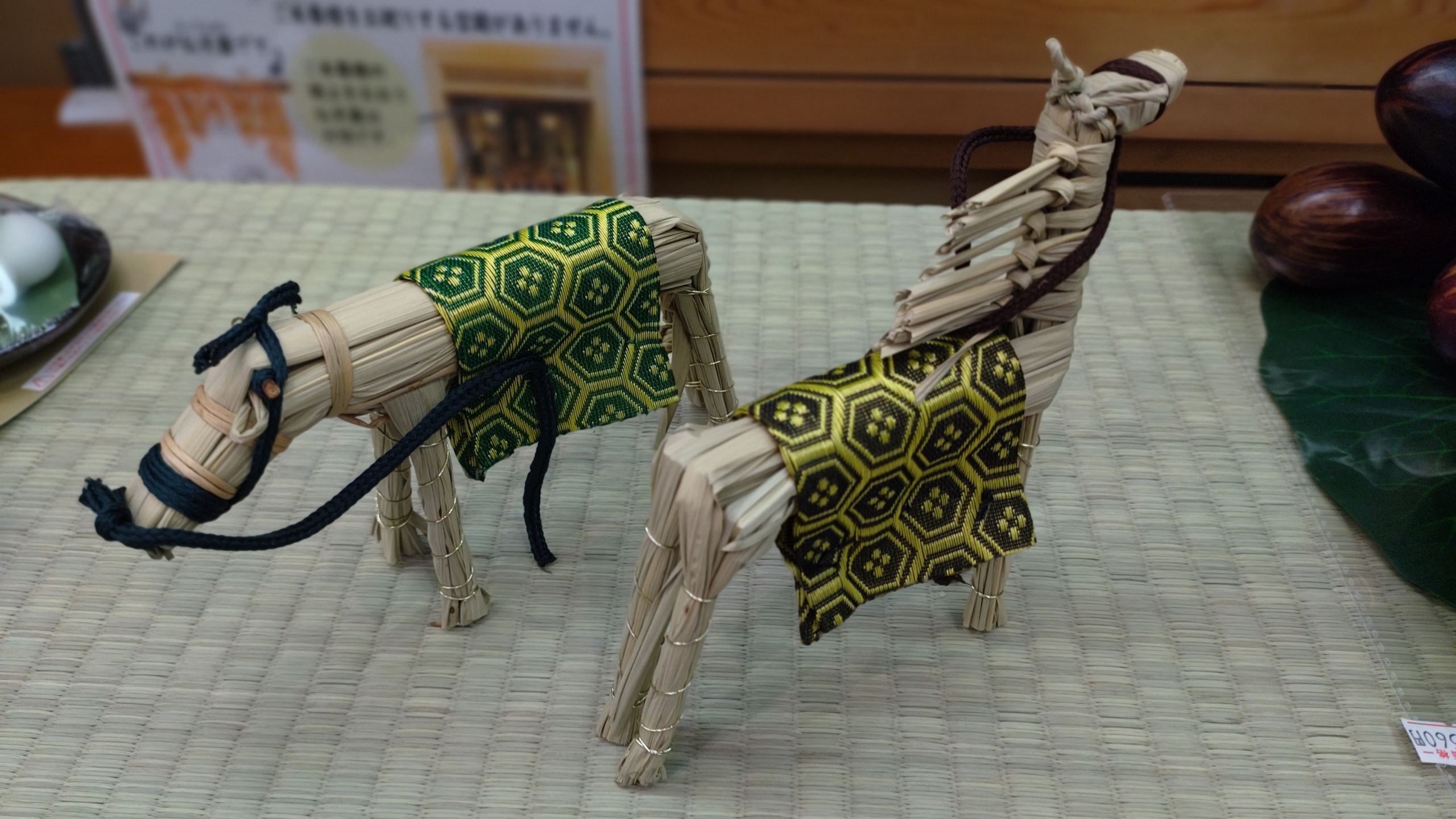 真菰(ﾏｺﾓ)の 馬と牛 🐎 🐂 | 仏壇・仏具の【大仏堂】｜丹波市・丹波篠山市